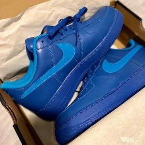 Custom AF 1’s by NIKE ID Blue/Blue